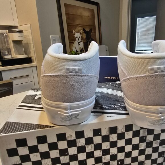 VANS SKATE HALF CAB WAFFLECUP SNEAKERS LIGHT BLUE MENS SIZE 9 SKATEBOARDING NEW - Picture 7 of 10